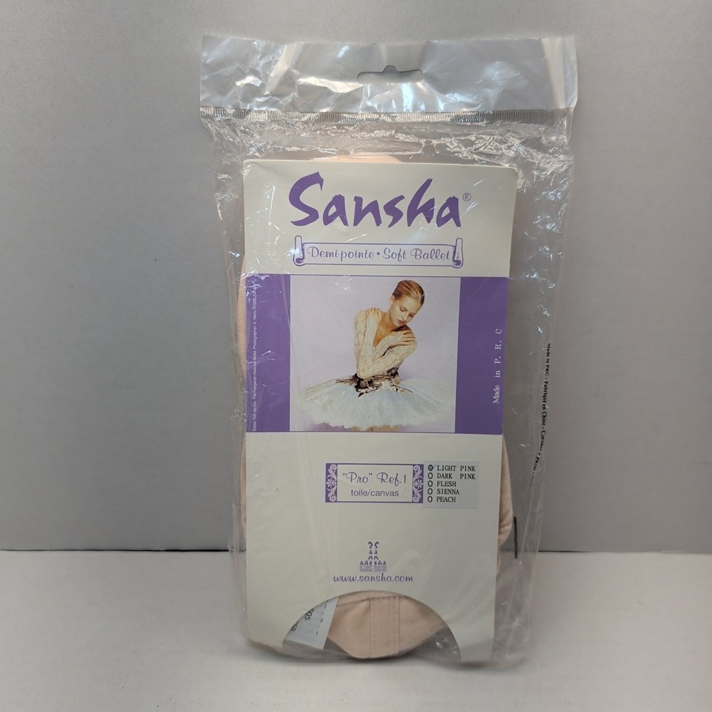 Sansha Pro 1C Canvas Ballet Slipper Light Pink‎ 10M